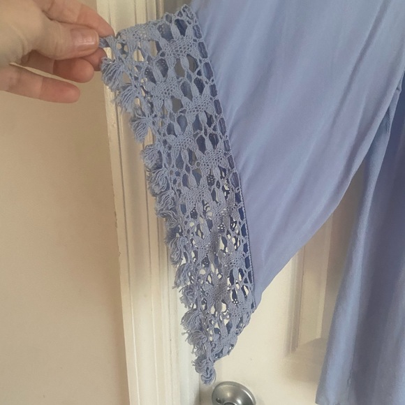 Beautiful Cornflower Blouse by Melissa Paige - Picture 5 of 5